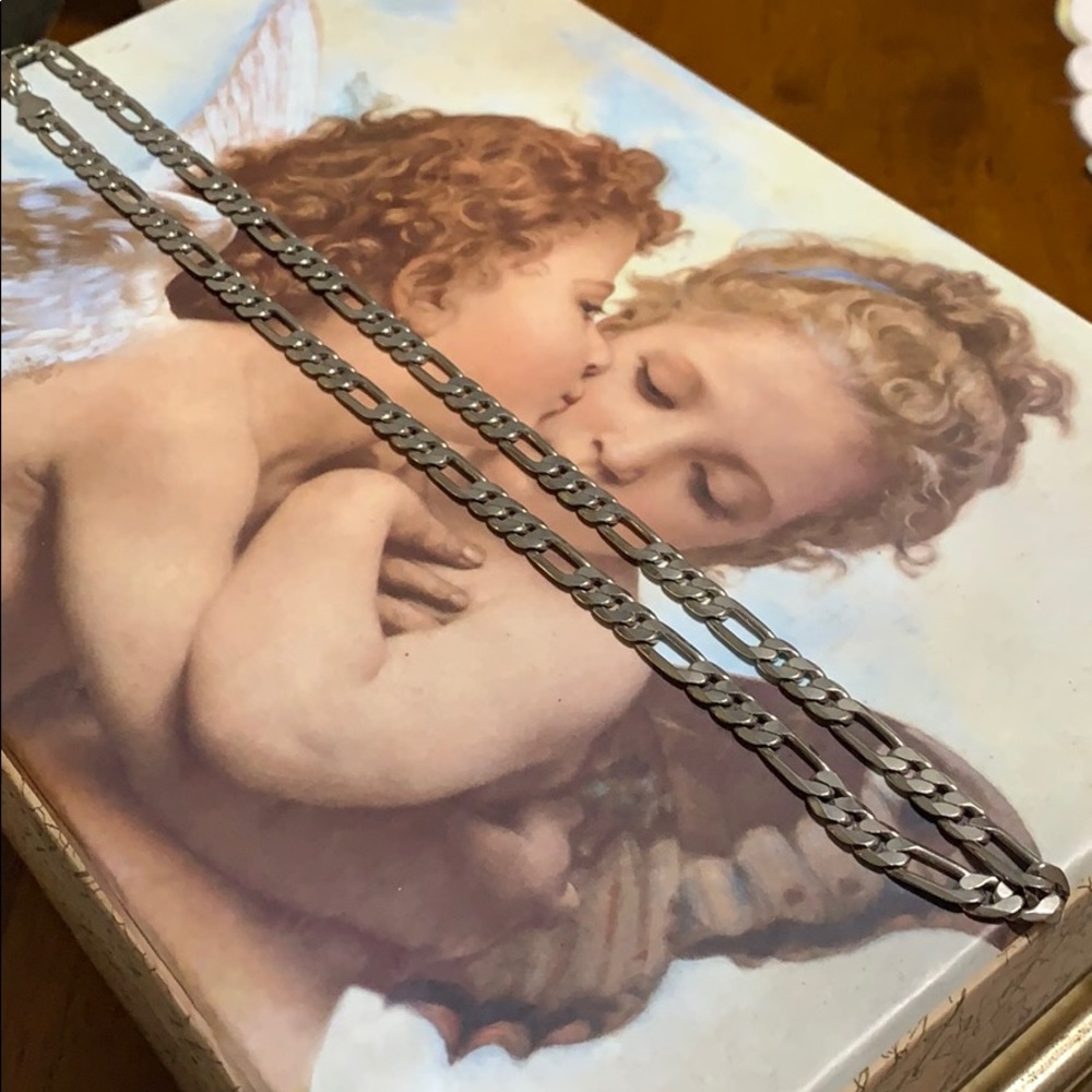 Sterling Silver 925 Solid Thick Figuro Chain ! - image 6